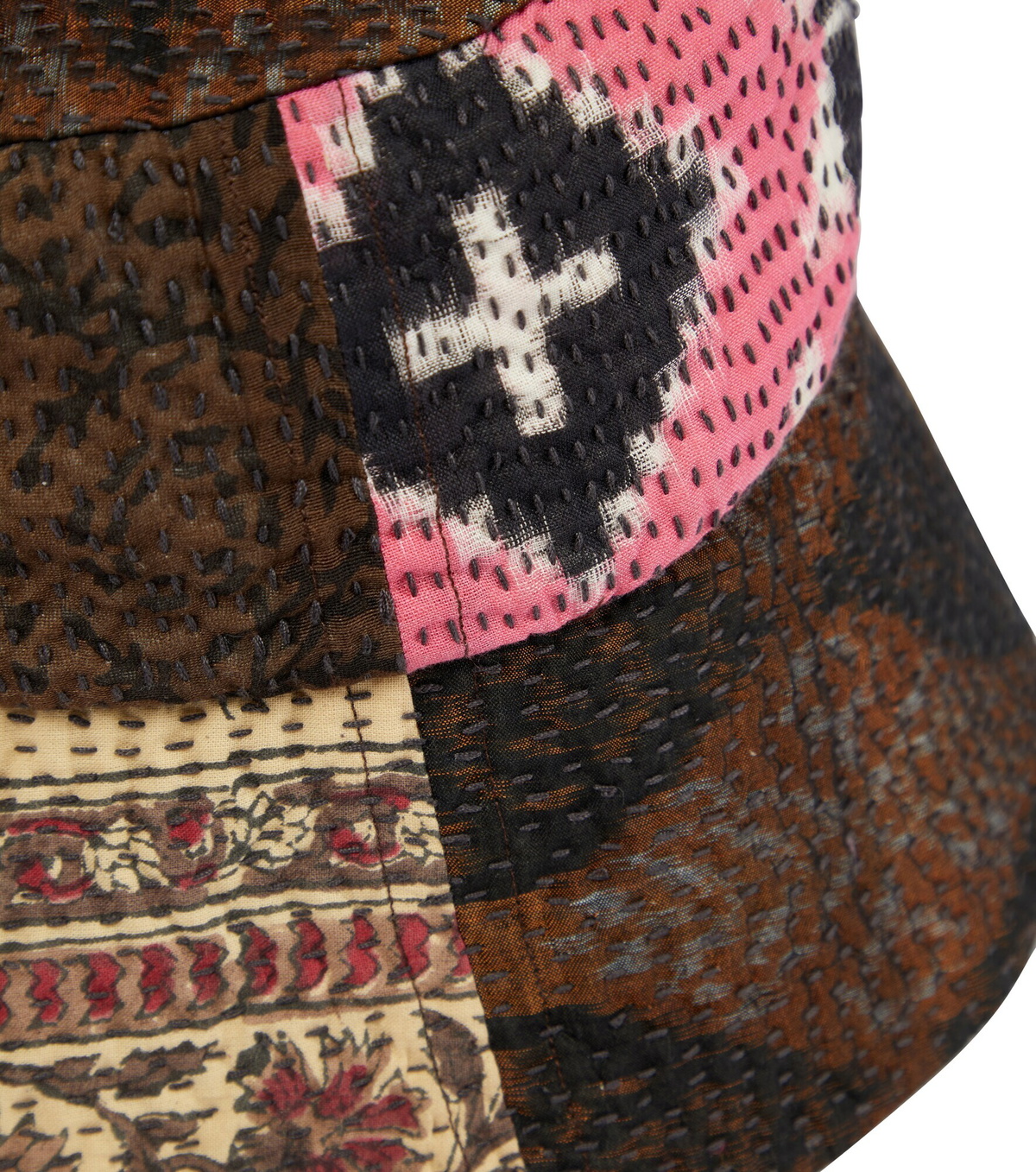 Dries Van Noten - Patchwork bucket hat