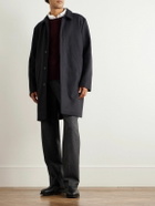 Sunspel - Boiled Wool-Blend Coat - Blue
