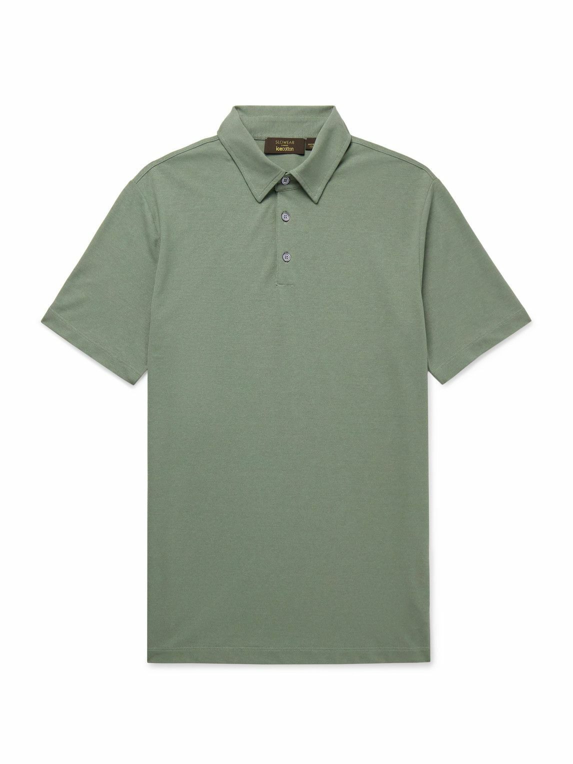 Incotex - Zanone Slim-Fit IceCotton Polo Shirt - Green