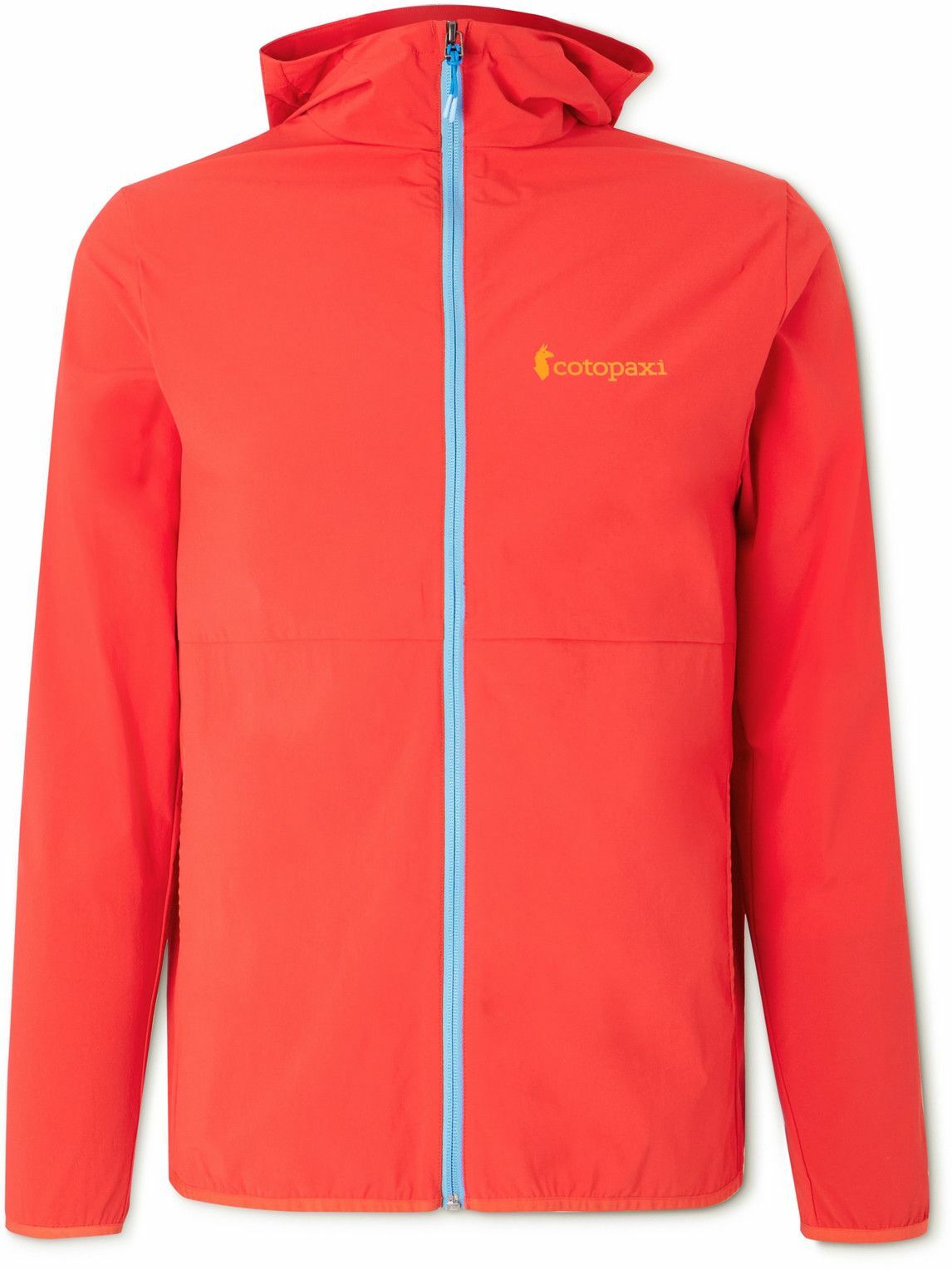 Cotopaxi - Vuelta Logo-Print Shell Hooded Jacket - Red Cotopaxi