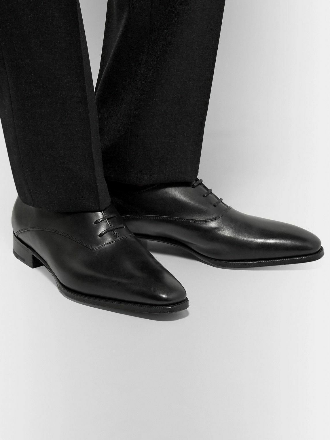 John Lobb - Prestige Becketts Leather Oxford Shoes - Black