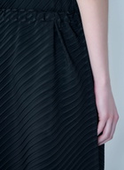 Issey Miyake Diagonal Textured Midi Skirt