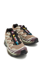 Salomon XT-6 Panelled Mesh Sneakers Cream