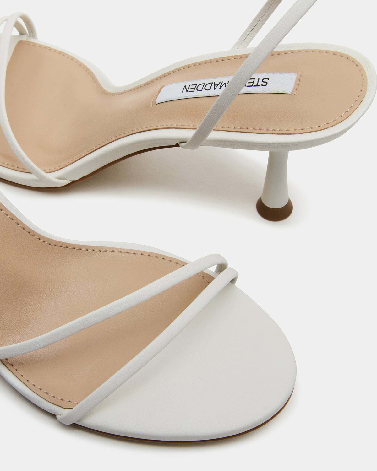 Steve Madden Eras Heels in White