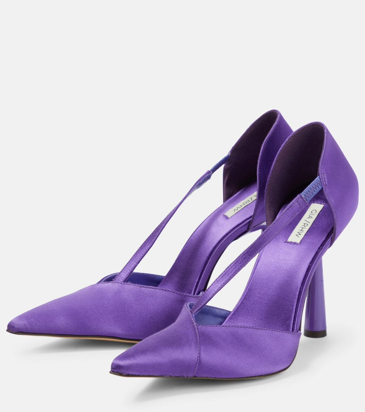 Gia Borghini - Gia/Rhw Rosie 34 satin pumps Gia Borghini