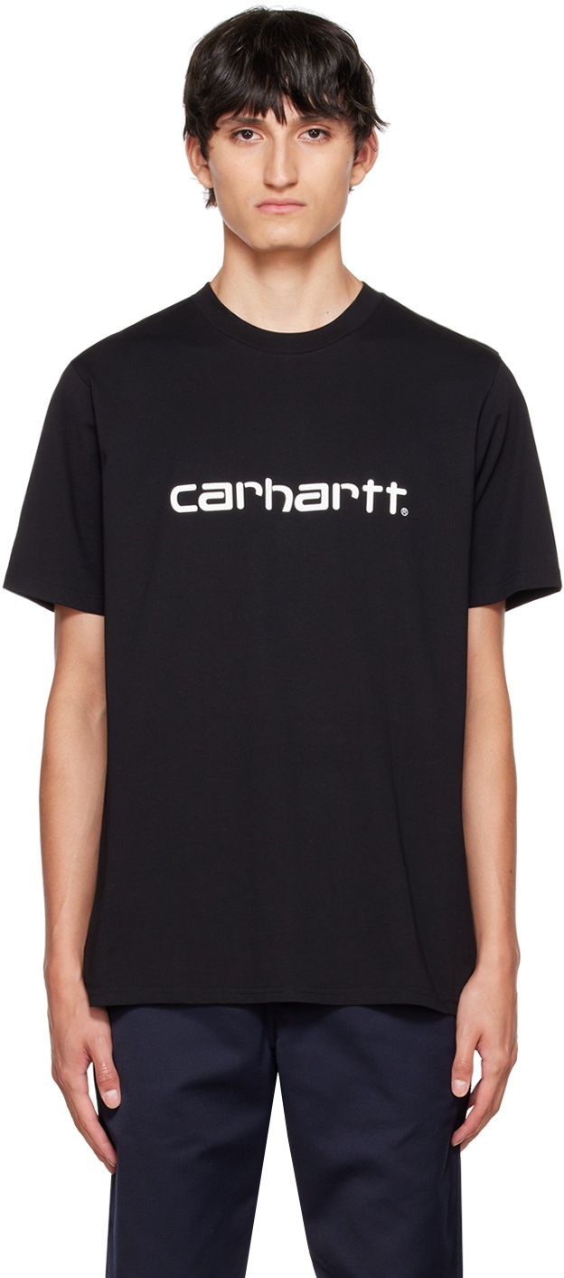 Carhartt Work In Progress Black Script T-Shirt Carhartt WIP