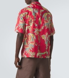 Etro Paisley cotton bowling shirt