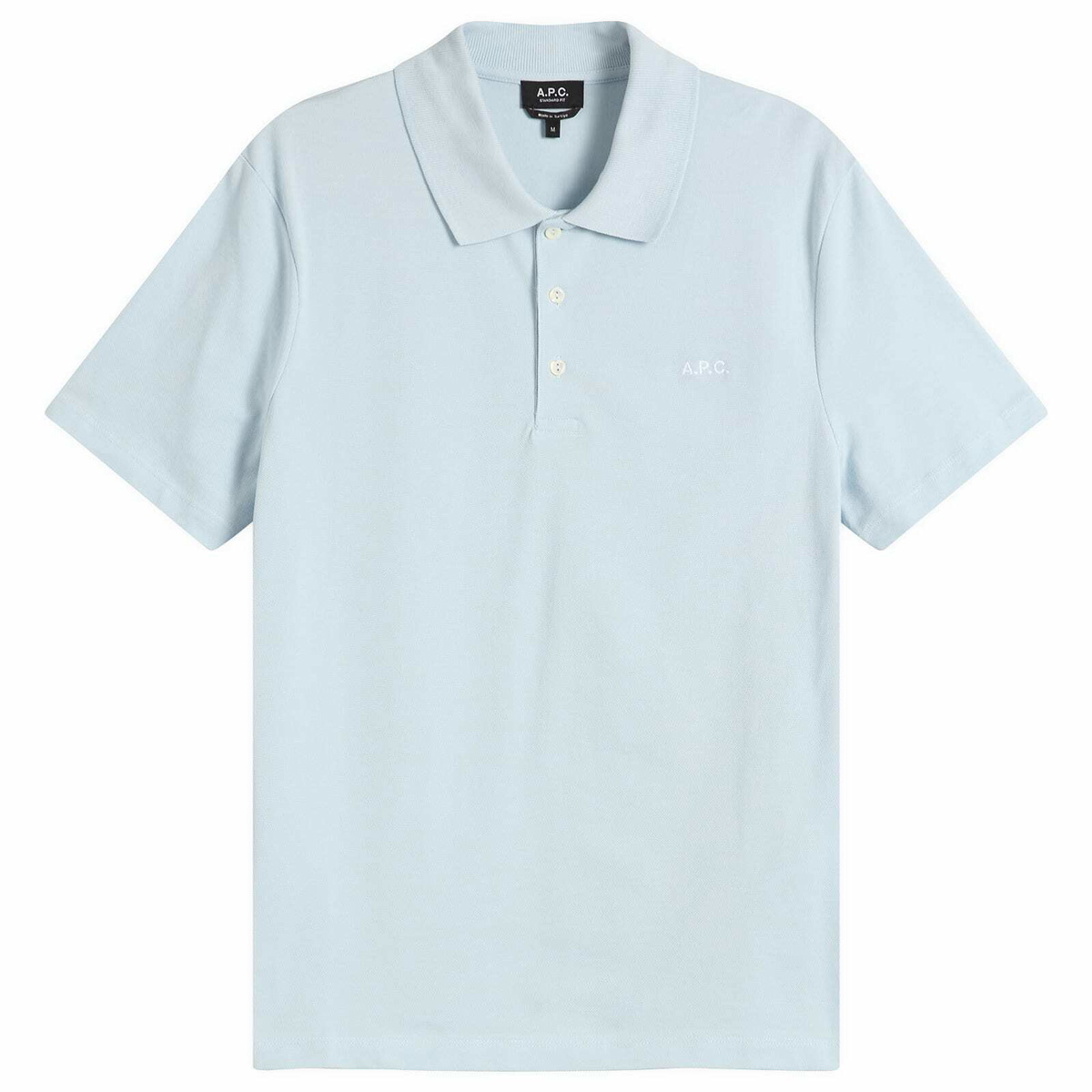A.P.C. Men's Standard Polo in Sky Blue