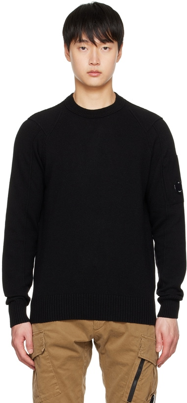 Photo: C.P. Company Black Lightweight Sweater