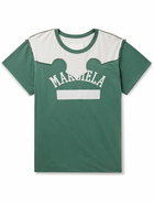 Maison Margiela - Logo-Print Cotton-Jersey T-Shirt - Green