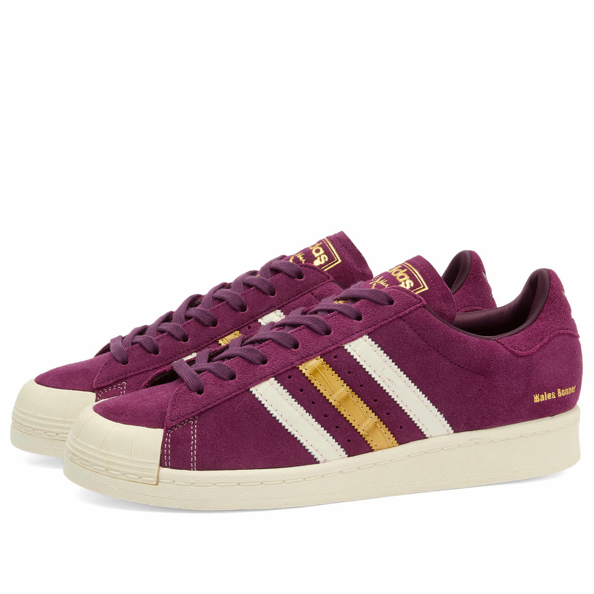 Adidas x Wales Bonner Jabbar Low Sneaker in Red Night/Oat/Wonder White