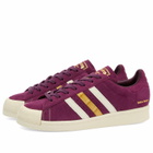 Adidas x Wales Bonner Jabbar Low Sneaker in Red Night/Oat/Wonder White