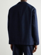 Blue Blue Japan - Cotton and Wool-Blend Jacquard Suit Jacket - Blue