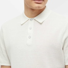 Rag & Bone Men's Harvey Knit Polo Shirt in Ivory