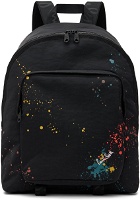 Paul Smith Black Paint Splatter Backpack