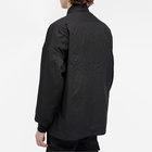 Alexander McQueen Men's Padded Seal Logo Overshirt in Black