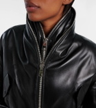 Givenchy Leather bomber jacket