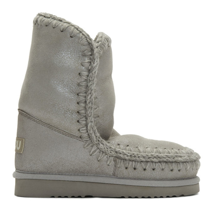 Photo: Mou Grey 24 Mid-Calf Boots