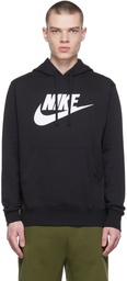 Nike Black Graphic Sportswear Club Hoodie