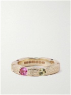 Bleue Burnham - Node Recycled Gold Laboratory-Grown Sapphire Ring - Gold