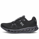 ON Men's Cloudsurfer Sneakers in Black