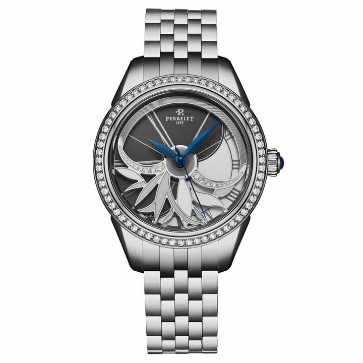 Photo: Perrelet Diamond Flower Mother of Pearl Dial Ladies Watch A2066/7