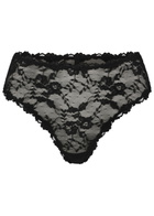 Skims Stretch-lace Briefs Dark Grey