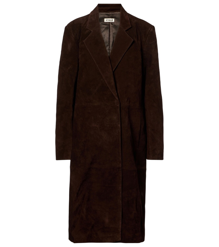 Photo: Staud Sabine suede coat