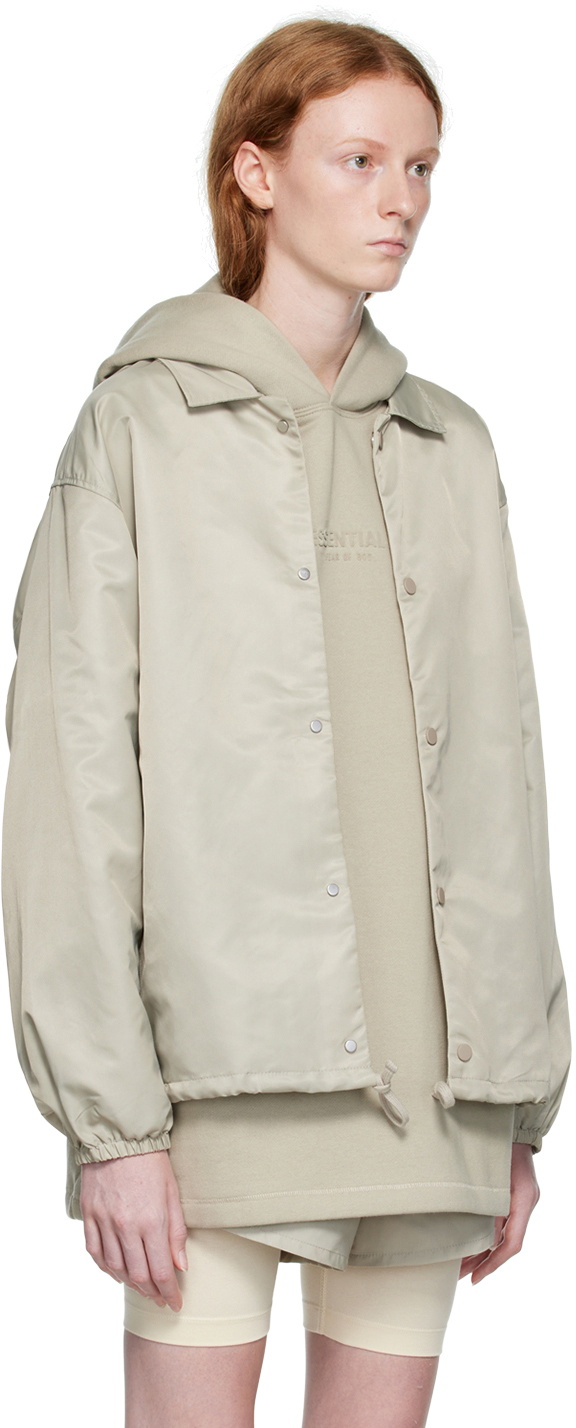 Fear of God ESSENTIALS Gray Nylon Jacket Fear Of God Essentials