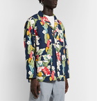 Engineered Garments - Loiter Floral-Print Microfibre Blazer - Blue