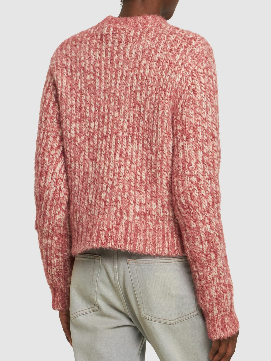 ACNE STUDIOS - Chunky Mélange Wool Blend Knit Sweater Acne