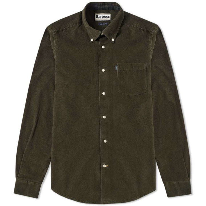 Photo: Barbour Stapleton Morris Cord Shirt Green