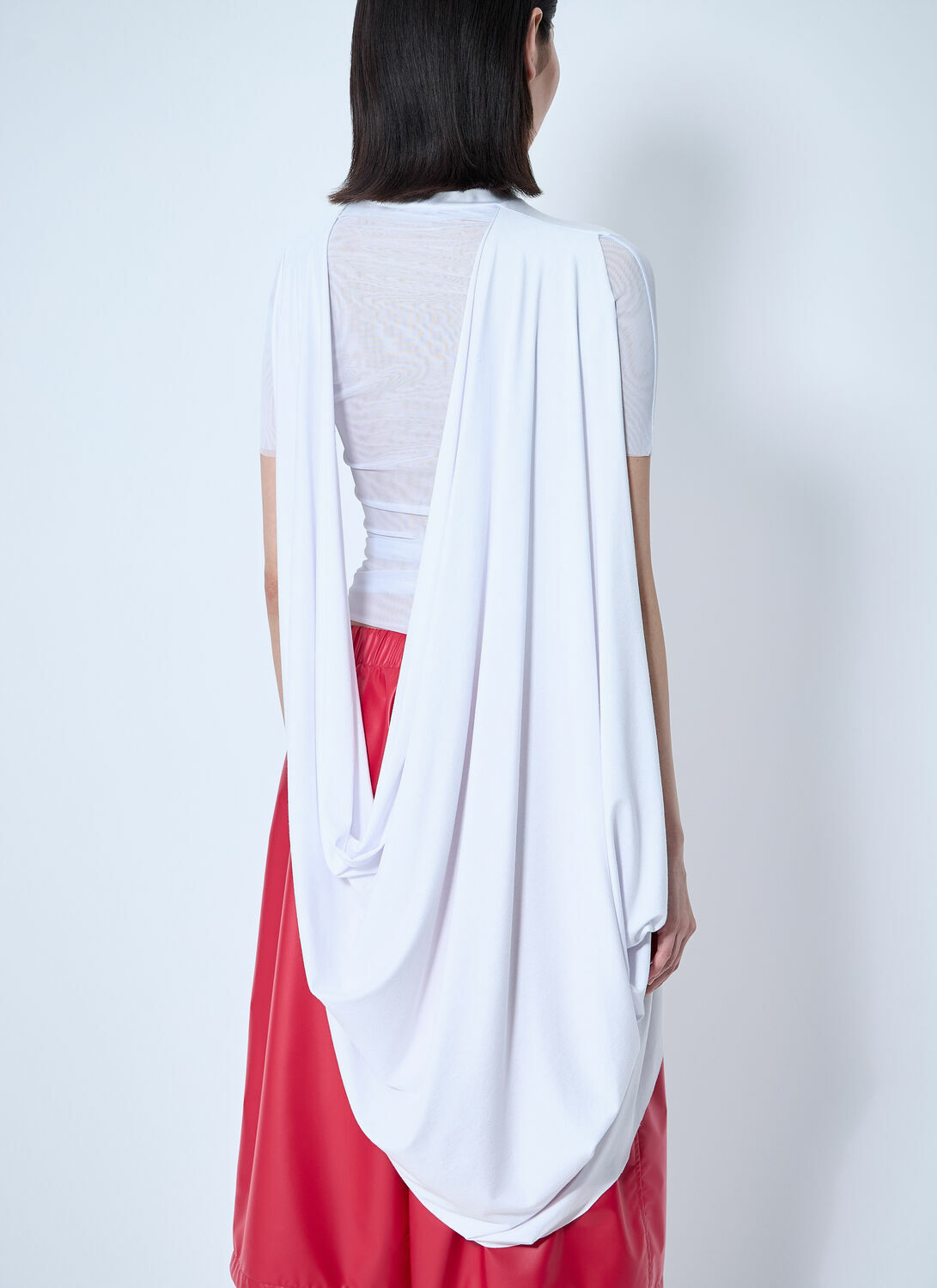 Sia Arnika Draped Mesh Top