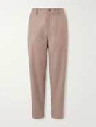 Canali - Tapered Wool-Blend Gabardine Trousers - Neutrals