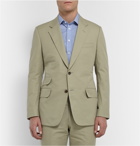 Kingsman - Green Slim-Fit Cotton-Twill Suit Jacket - Neutrals