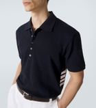 Thom Browne 4-Bar cotton piqué polo shirt