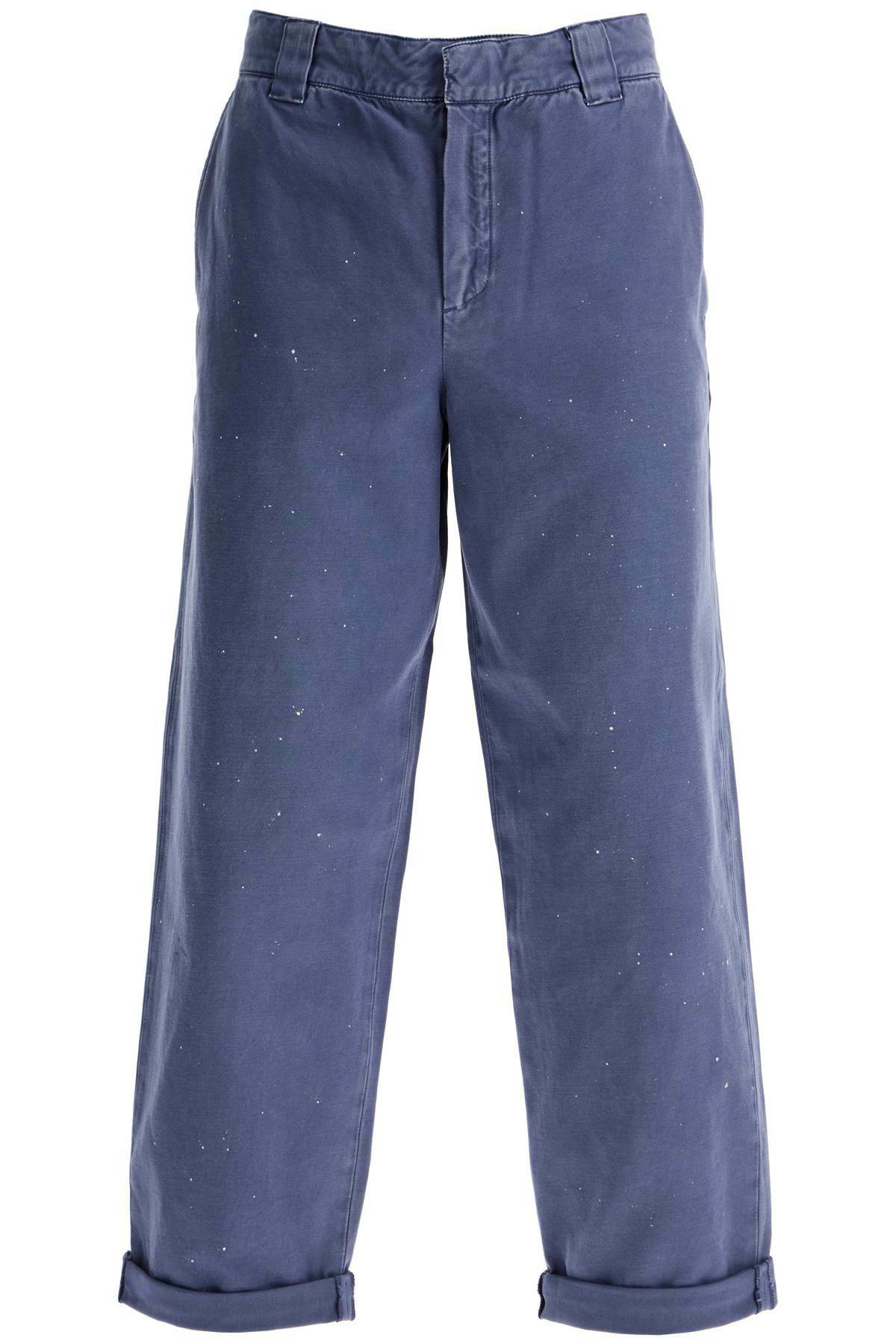GOLDEN GOOSE 's workwear chino skate pants by Blue Golden
