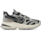 Palm Angels Black & Gray Palm Runner Sneakers