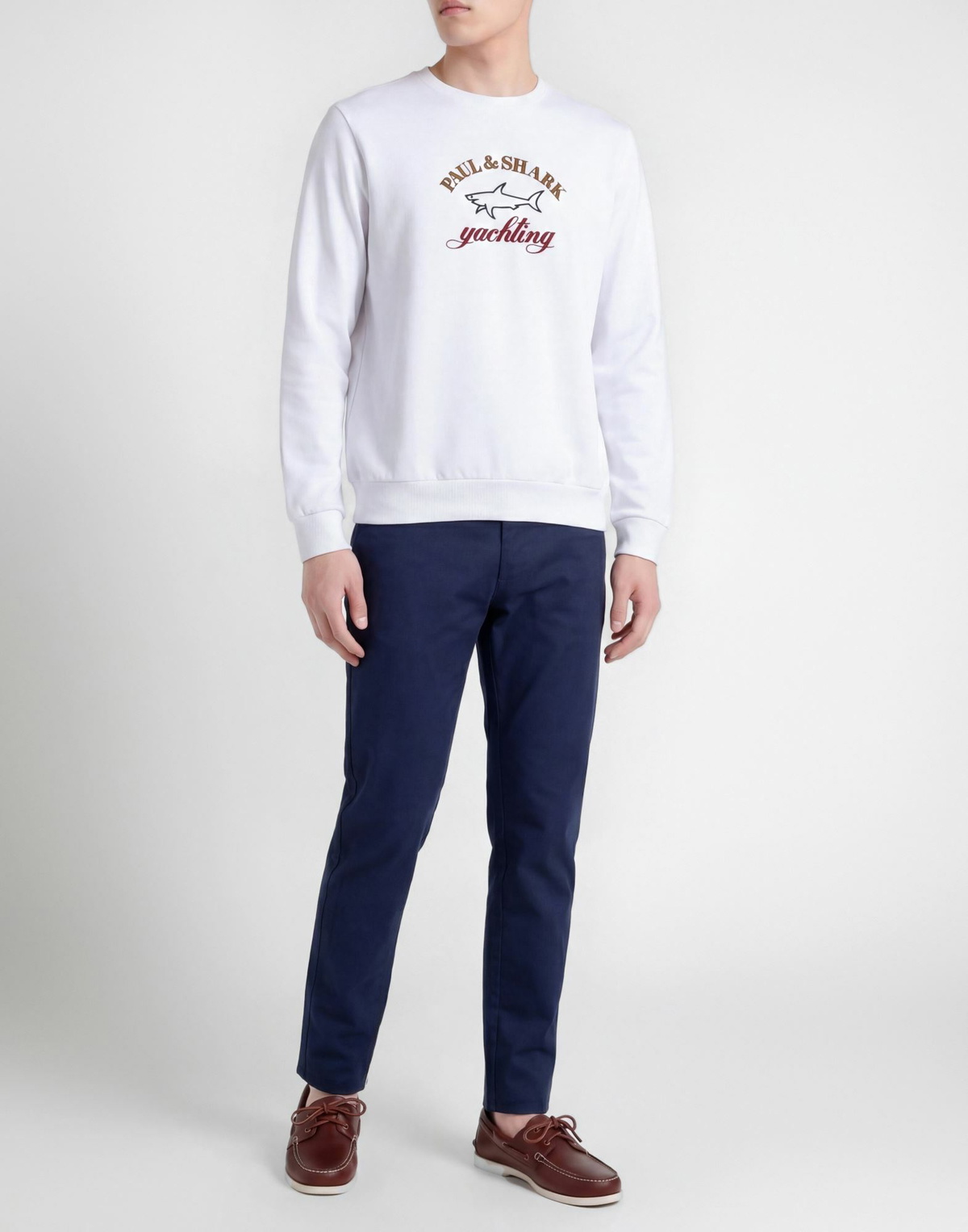 Paul & Shark Mens Sweatshirt in White