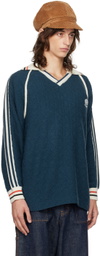 RICE NINE TEN Navy Classic Soccer Jersey Sweater