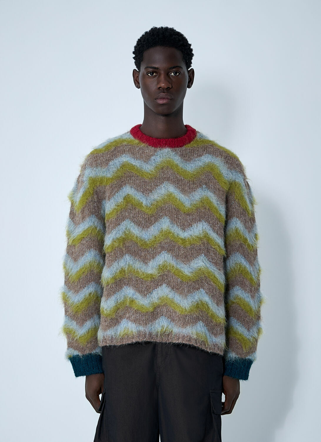 Brain Dead Ziz-Zag Sweater