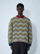 Brain Dead Ziz-Zag Sweater