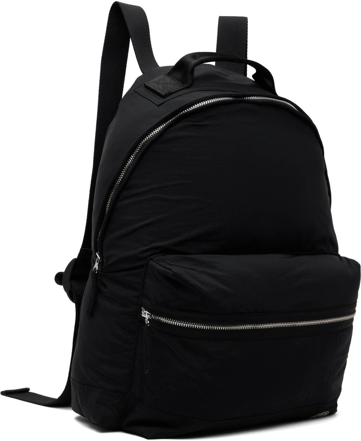 Stone Island Black 9200014 Coated Nylon Metal ECONYL Backpack