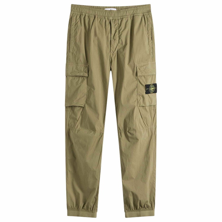 Photo: Stone Island Men's Paracadute Cargo Trousers in Military Green