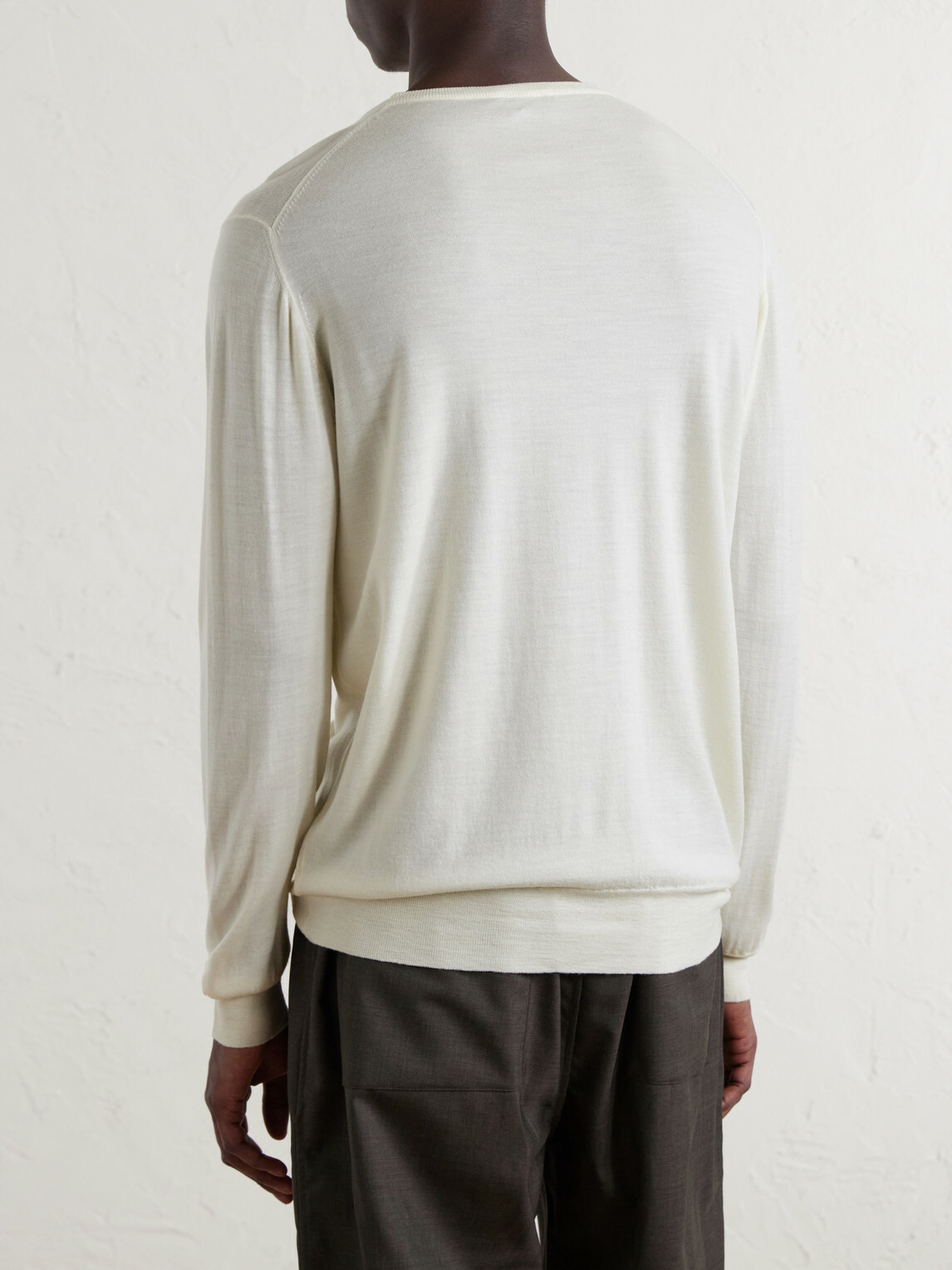 William Lockie - Merino Wool Sweater - Neutrals