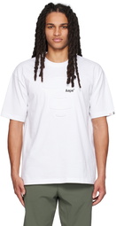 AAPE by A Bathing Ape White Embossed T-Shirt