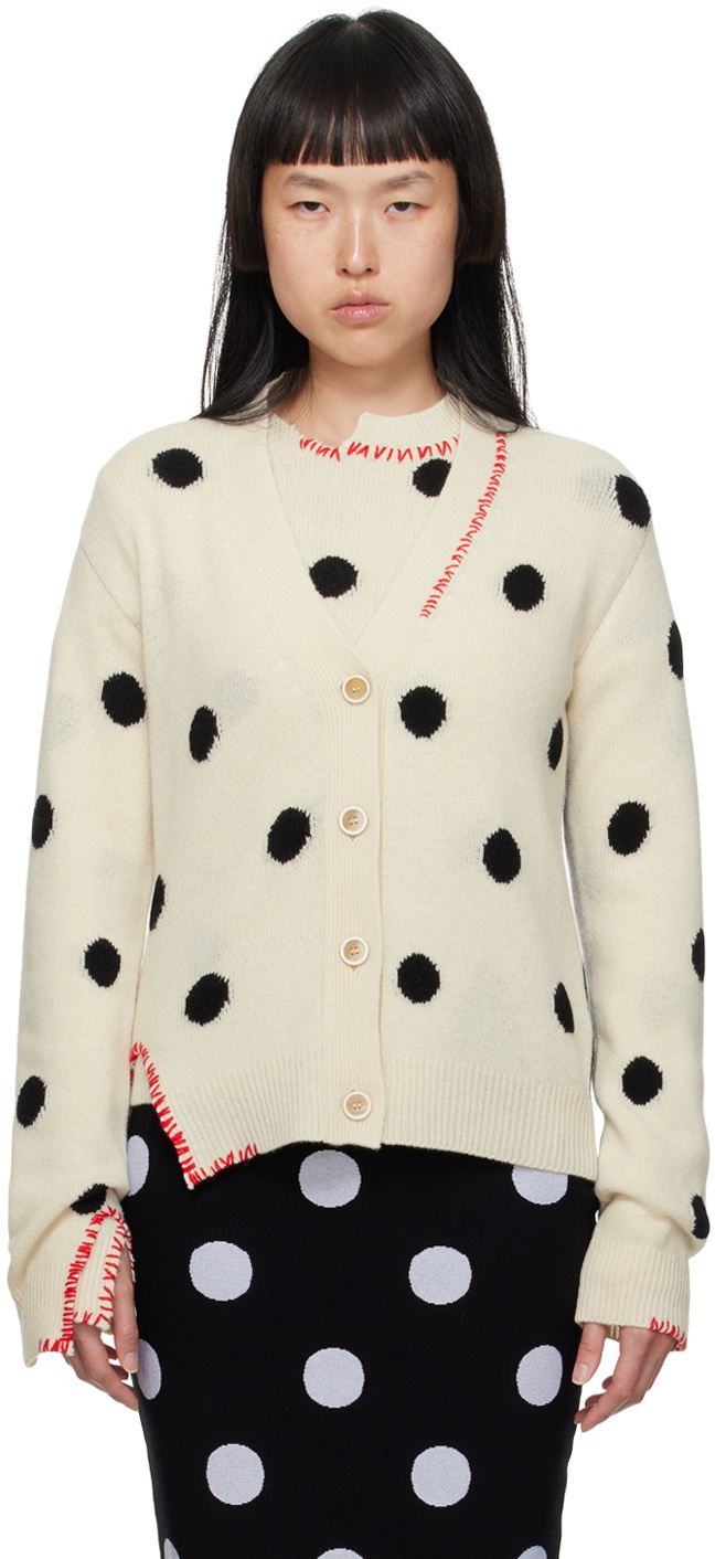 【MARNI】Nibble Hem Cardigan Dark Gray Iconic Cardigan in Lobster – SVRN