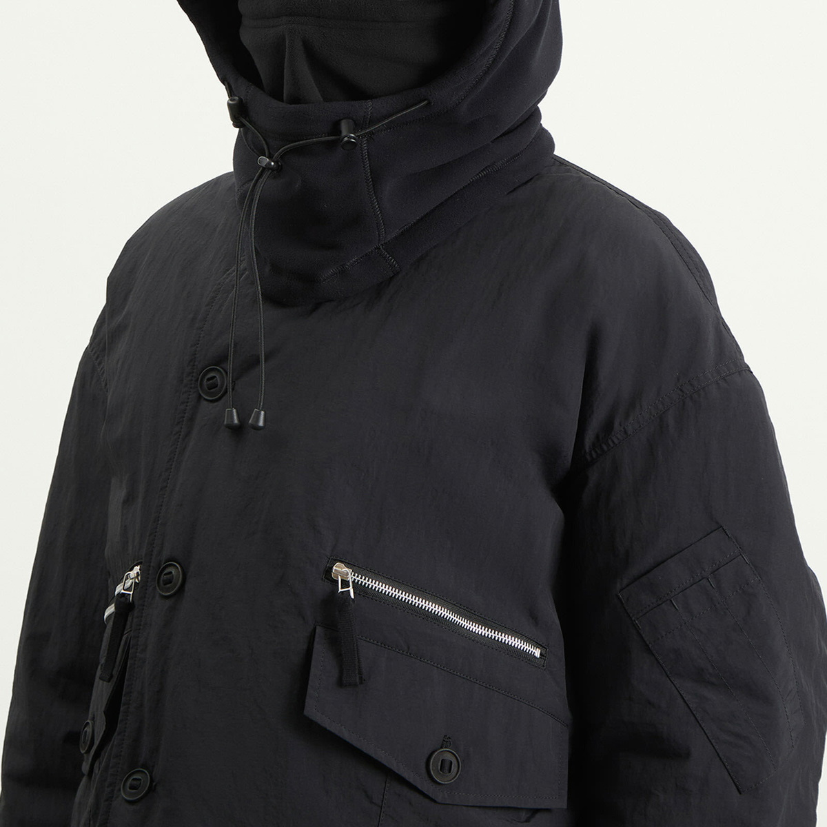 Comme des Garçons Homme Men's Balaclava in Black 
