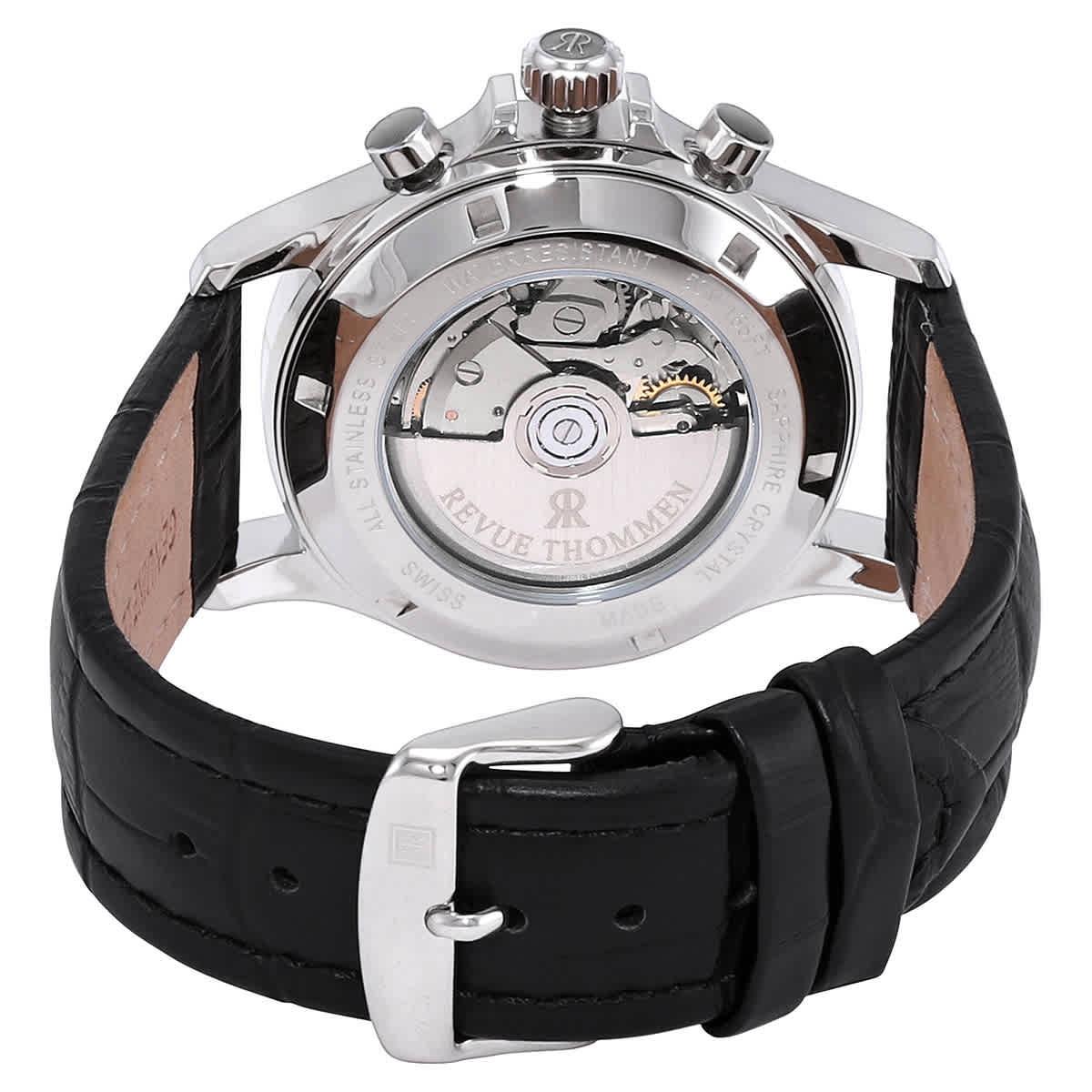 Revue Thommen Airspeed Chronograph Automatic Black Dial Mens Watch 17081.6534