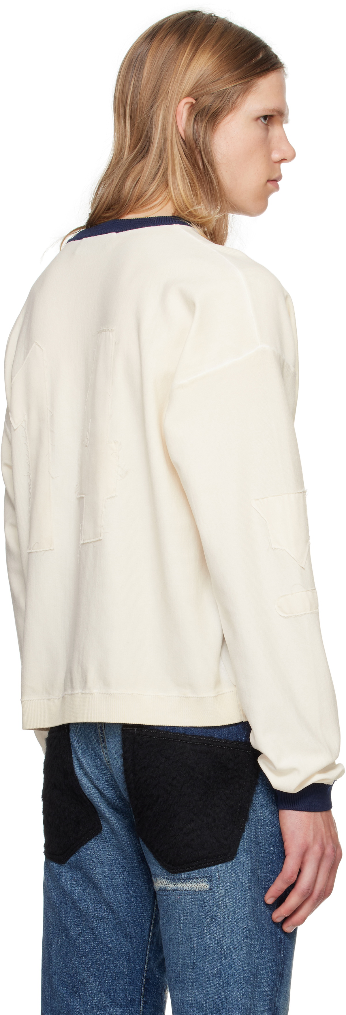 424 White Soccer Sweatshirt